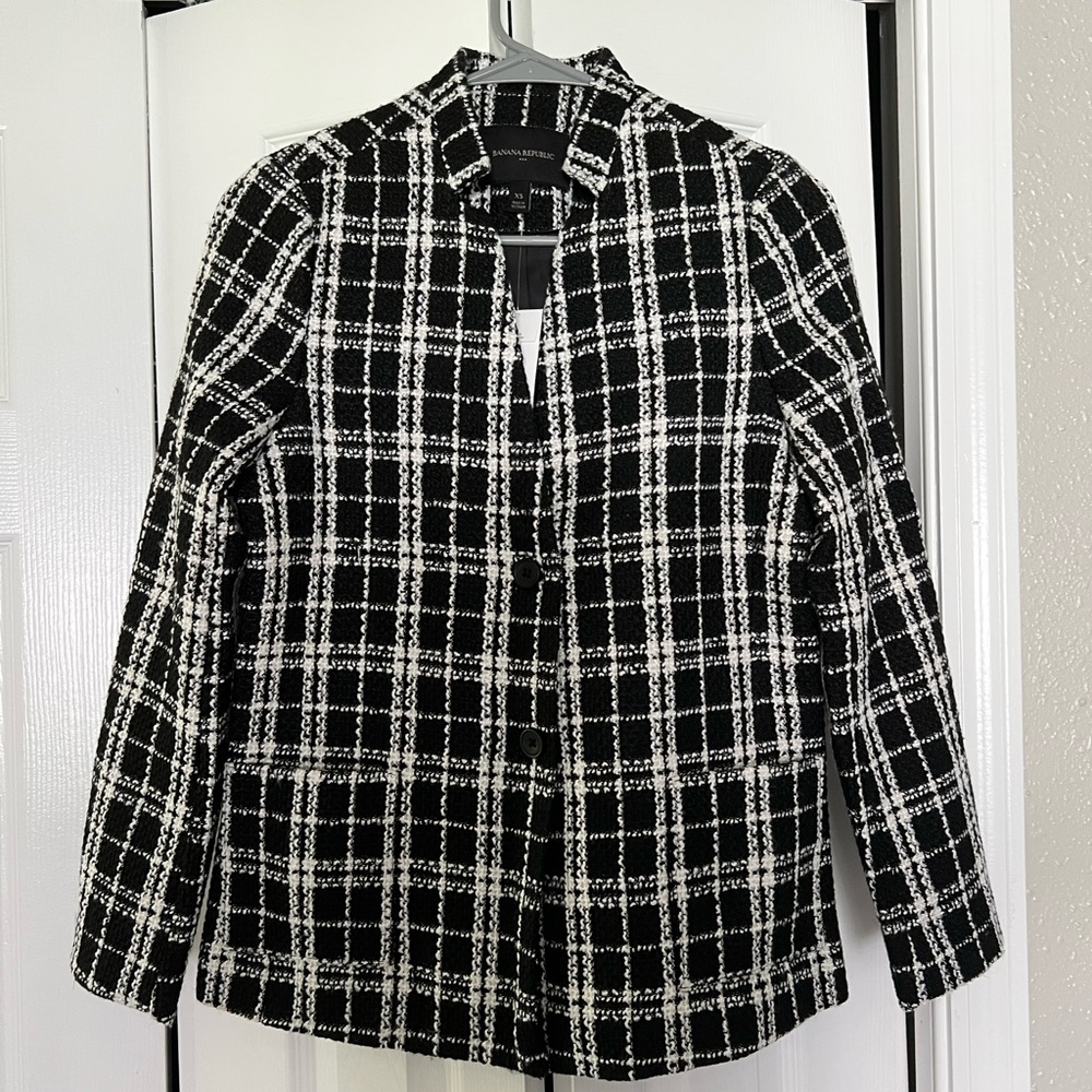Tweed blazer jacket